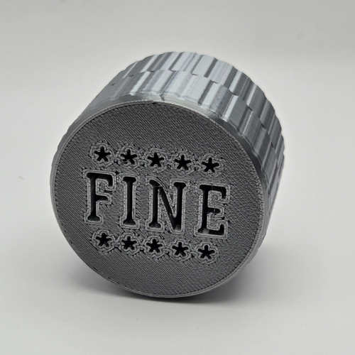 FINE Branded "Big Bang" Coin Carrier 3 Pack